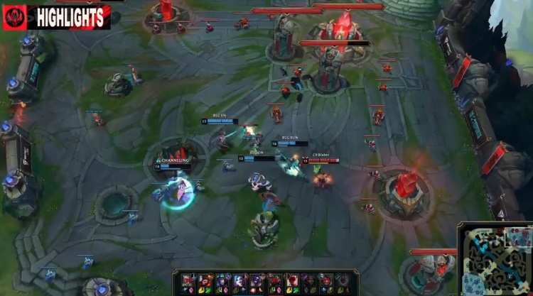 C9vsBLG第三局高光：李青丝滑操作难逆天bin格温狂剪助力横扫