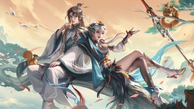 云缨七夕新皮肤动画预览：身着无垢鹤羽枪尖一点缨红