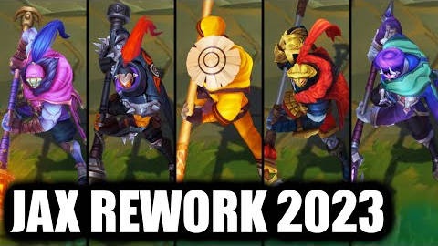 贾克斯模型重做！全皮肤演示一览：武神直接负优化