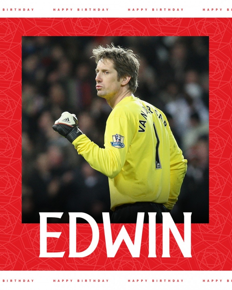 曼联祝范德萨53岁生日快乐球员效力期间出战266场零封135场