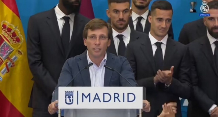 馬德裏市長：皇馬是我們的驕傲，希望三周後你們贏下歐冠
