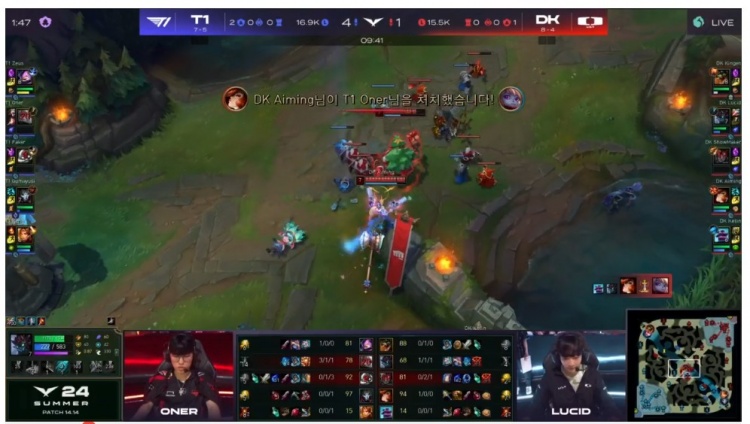 🎮到底谁是充电宝？Faker+Keria连续失误送好局 DK逆转赢下一分