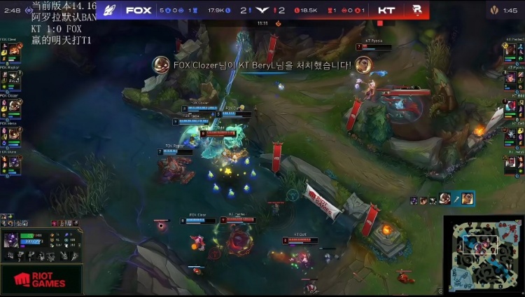 🎮有锁怎么玩？戴先生烬锁头打击 KT 2-0 FOX