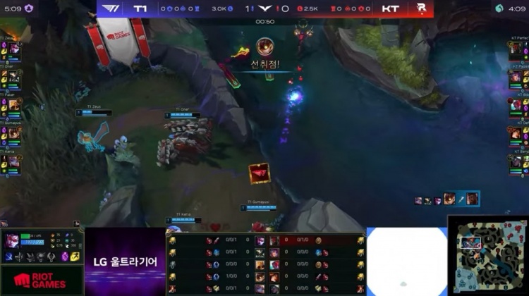 🎮小吕布炸弹人开场双杀起飞 Zeus薇恩暗影猎杀 T1先下一城