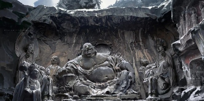 杨奇发布《黑神话：悟空》部分原画：寅虎建模满分 比原画霸气