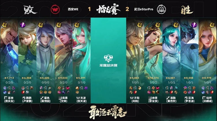 🎮绝意虞姬超前发育拿下胜利！eStar 2-1 WE