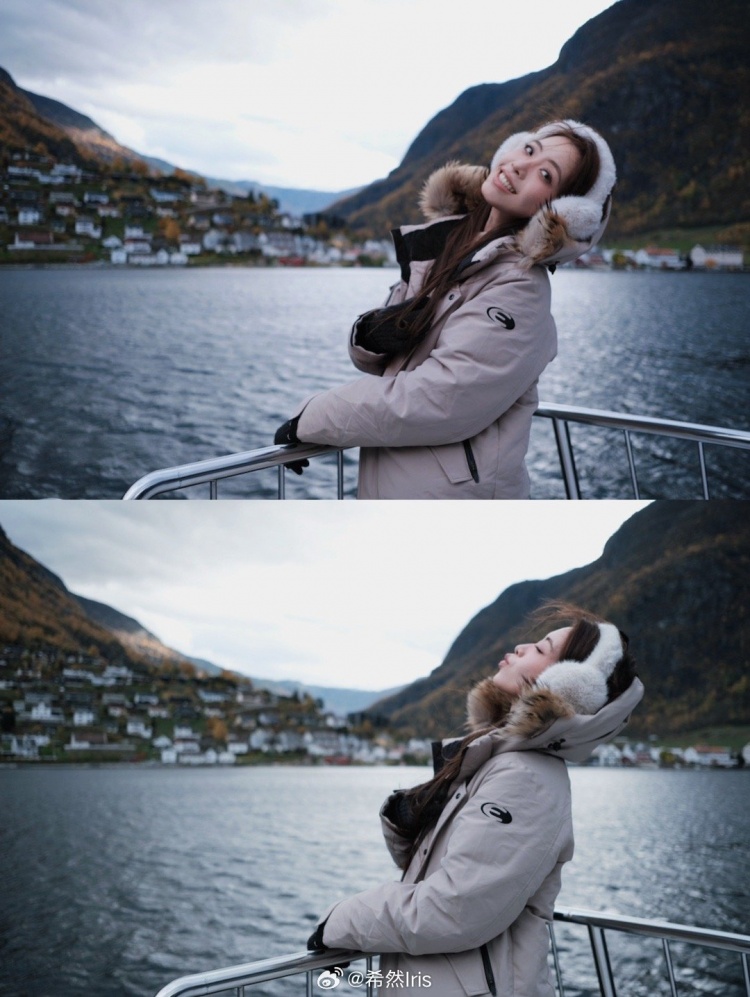 LPL主持希然分享旅游照片：into the fjord🛥️