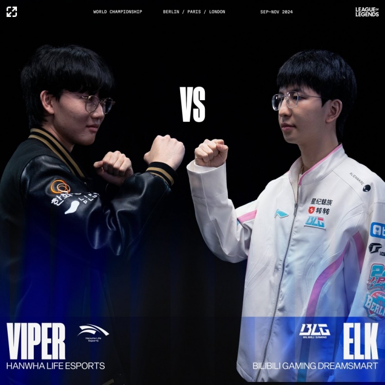 LoL Esports发布Viper和Elk对抗海报：世界最佳ADC在下路一决高下