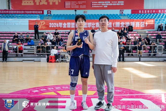 西安体校教练石晶当选篮校杯女子组最佳教练 张贺玥获MVP