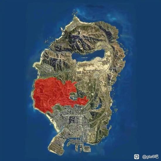 这下看懂了！玩家用《GTA5》游戏地图描述美国洛杉矶山火范围