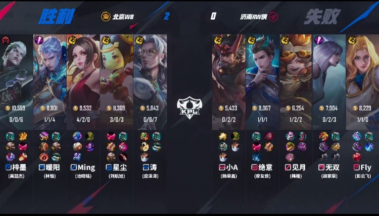 🎮Ming火舞闪现开人顺势踢爆RW水晶拿下胜利！WB 2-0 RW