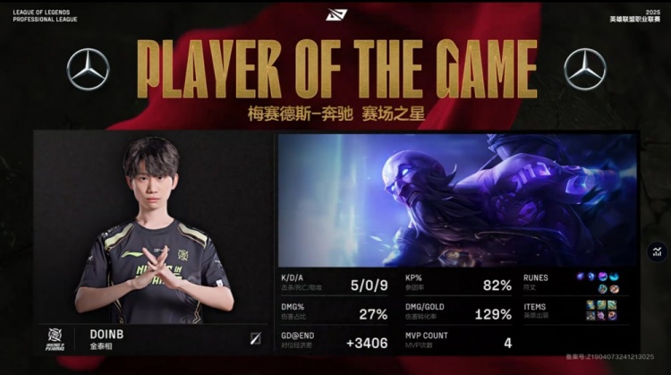 png电子平台🎮ppgod神钩制胜！Doinb绝活瑞兹杀人读书一气呵成 NIP先下一城