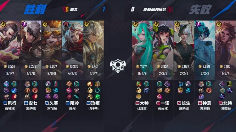 🎮久寒沈梦溪化身法刺无解伤害秒杀C位！情久 1-0 AG