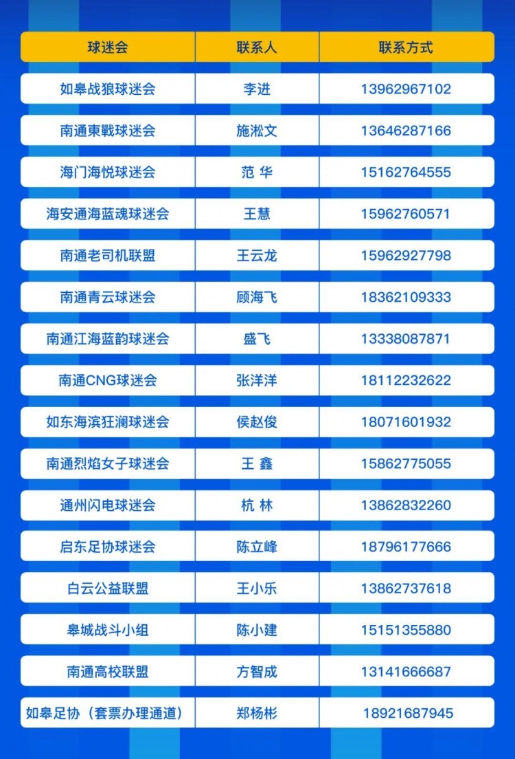 公告 | 南通支云2025赛季套票正式发售！