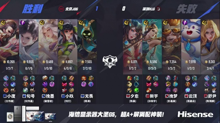 🎮野辅联动 无敌节奏！JDG焕然一新拿下胜利！JDG 1-0 KLG