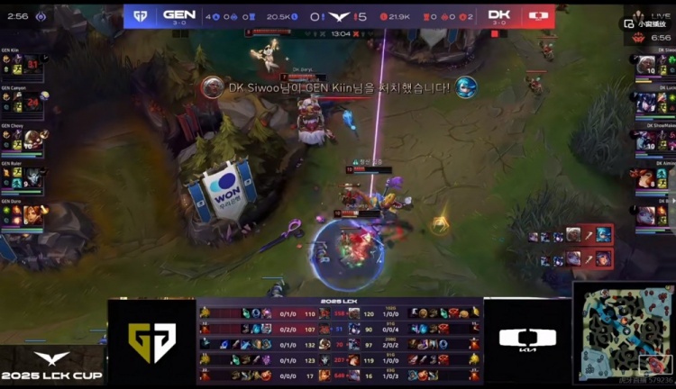 🎮强强对话也挺下饭！Canyon莉莉娅1睡4将功补过 GEN扳平比分