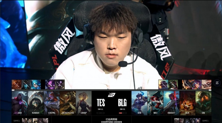 🎮找回场子！蝎王Kanavi完爆Wei 哥哥韦鲁斯万箭穿心 TES1-1BLG