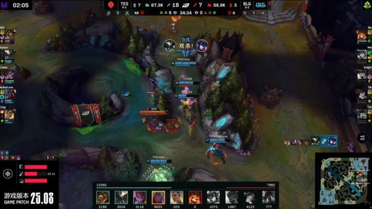 🎮找回场子！蝎王Kanavi完爆Wei 哥哥韦鲁斯万箭穿心 TES1-1BLG
