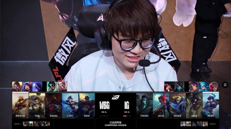 🎮被捅晕了？小天赵信爆捅jiejie Meiko牛魔K了送 WBG扳回一城