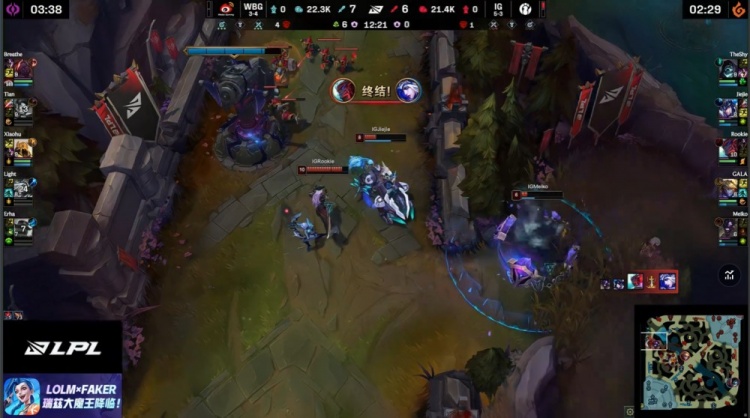 🎮被捅晕了？小天赵信爆捅jiejie Meiko牛魔K了送 WBG扳回一城
