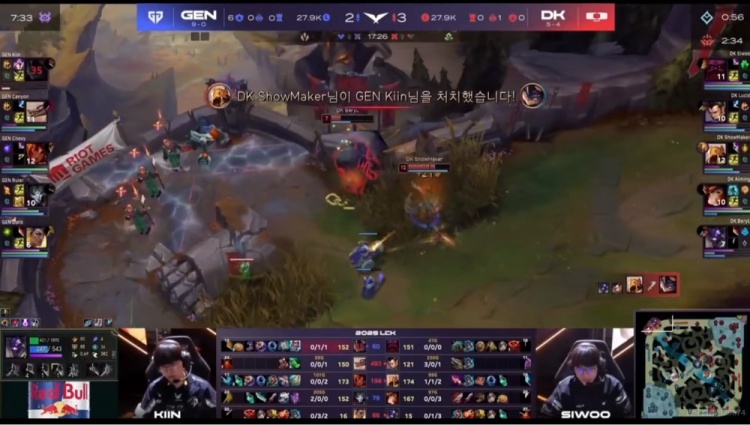 🎮联赛超，全力超！Chovy岩雀伤害拉满逆转3V5团战 GEN赢首局