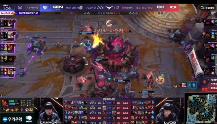 🎮联赛超，全力超！Chovy岩雀伤害拉满逆转3V5团战 GEN赢首局