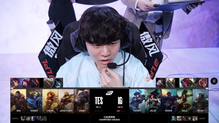 🎮提前豹一把！TheShy天肥大花豹难堪大任 TES稳健运营扳回一城