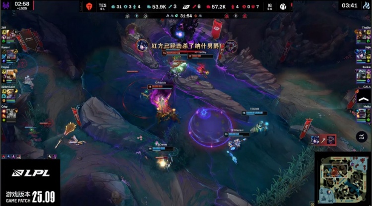 🎮提前豹一把！TheShy天肥大花豹难堪大任 TES稳健运营扳回一城