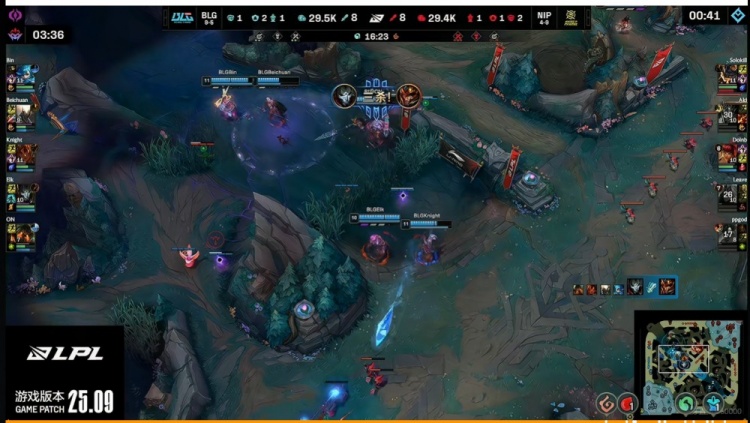 🎮ON泰坦+Bin格温猛送上难度 Elk烬神射收割定胜局 BLG 1-0 NIP