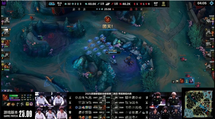 🎮ON泰坦+Bin格温猛送上难度 Elk烬神射收割定胜局 BLG 1-0 NIP