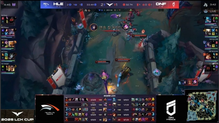 🎮有Beef？Pyosik军训失败 Zeus凯南越抓越肥爆砍4杀 HLE赢首局