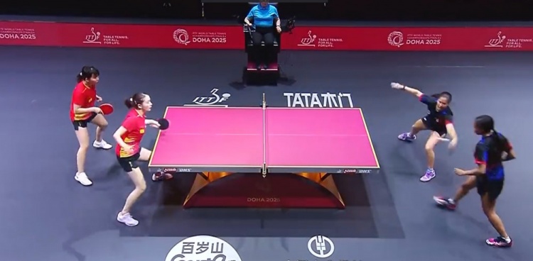 九游会·j9官方网站陈幸同/钱天一3比0击败古巴组合，晋级世乒赛女双32强