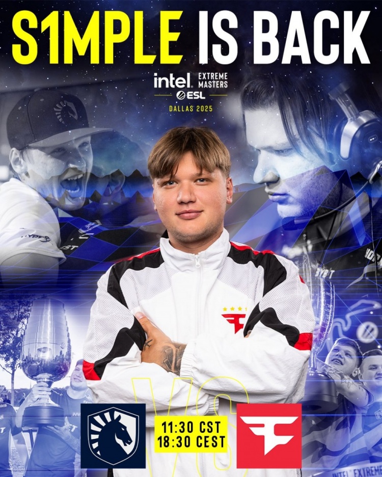 🎮s1mple回归首图惜败！17-18 0.91rating一言难尽 TL拿下图一