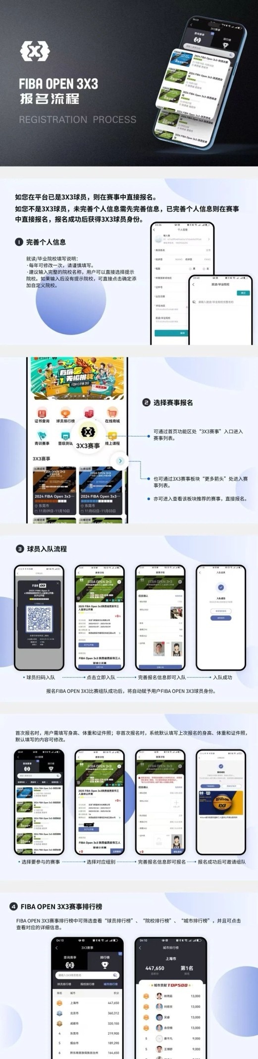 【值得一看】“FIBA篮球”APP升级！报名极速优化&新增积