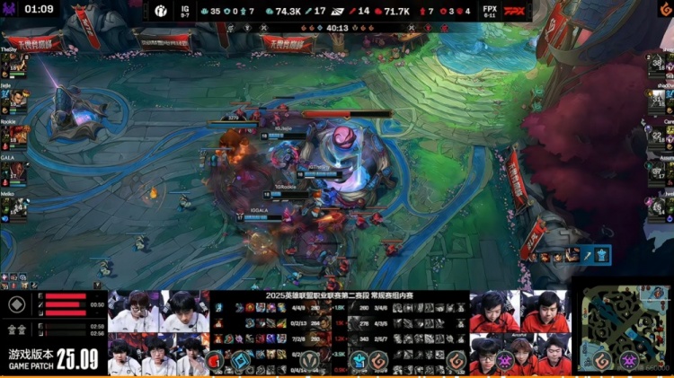 🎮TheShy兰博忍辱负重前期被gank后期团战大火收汁 iG赢下首局