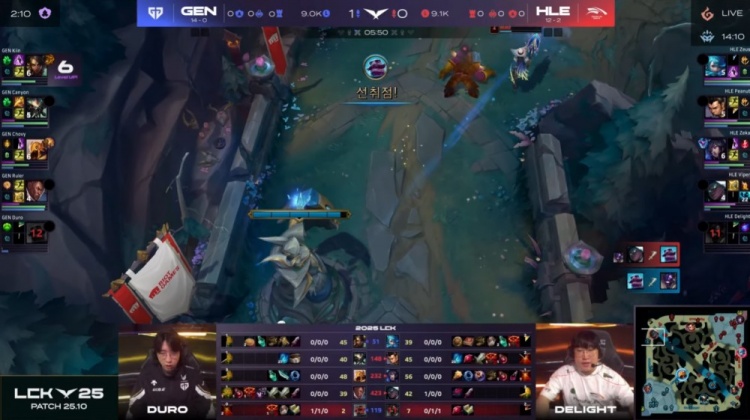 🎮戳出火星子了！Chovy沙皇狂轰五杀 Zeus难挽狂澜 GEN先下一城