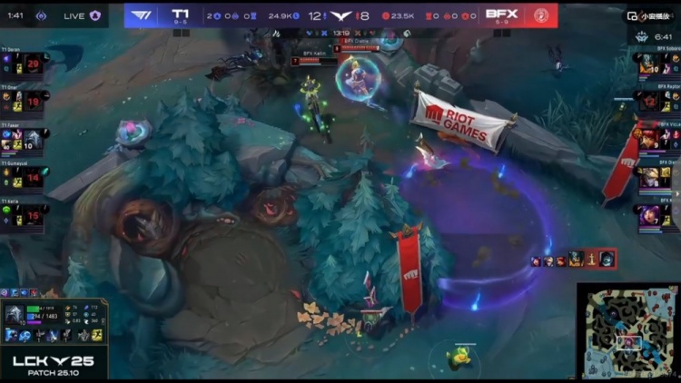 🎮BFX前期阵容反崩盘 二队提拔Soboro奥拉夫独木难支 T1赢首局