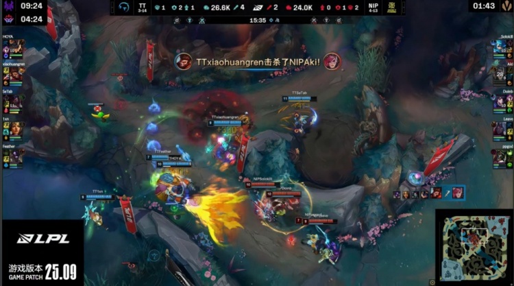 🎮约德尔烈焰炙烤！Hoya兰博+1xn飞轮转转双双四杀 TT先下一城