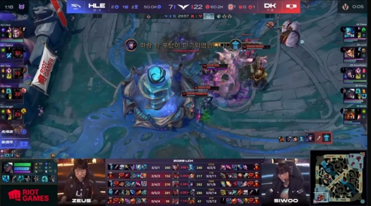 🎮中单差距！ShowMaker阿狸游龙完爆Zeka沙皇 DK首局暴打胜HLE
