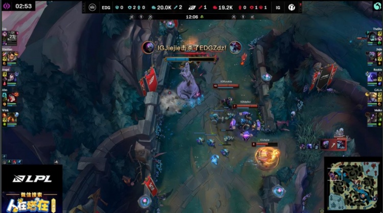 🎮GALA关了吧没意思！开挂Ez精准弹幕三杀兜底 iG逆转拿赛点