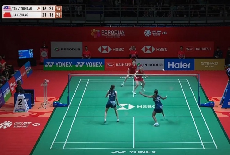 马来西亚羽毛球大师赛：贾一凡/张殊贤晋级女双决赛，与圣坛争冠
