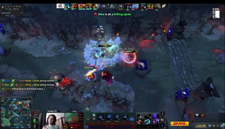 🎮梦幻联赛：截杀游龙帕克失败 YB顽强拖后未能逆袭 1-1Nigma