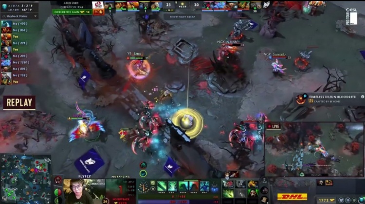 🎮梦幻联赛：截杀游龙帕克失败 YB顽强拖后未能逆袭 1-1Nigma