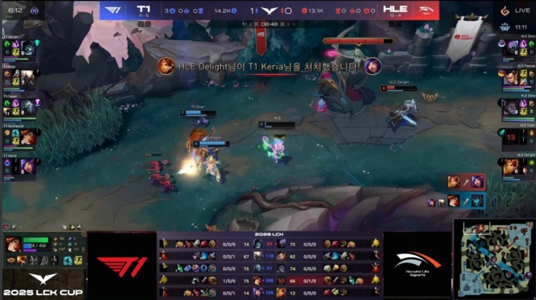🎮Viper好棒！滑板鞋重矛穿刺 小吕布+Faker伤害全无 HLE赢首局
