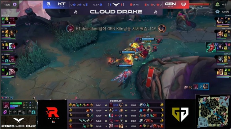 🎮Duro芮尔铁骑飞奔 Chovy小红帽妖狐游龙 GEN轻松先下一城