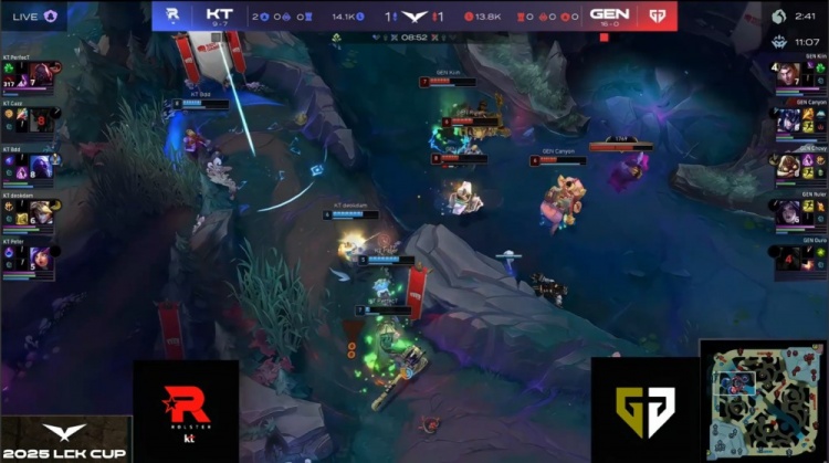 🎮Cuzz巨魔掌强权 Ruler卡莎3杀不解渴 Bdd掌控雷电 KT扳回一城