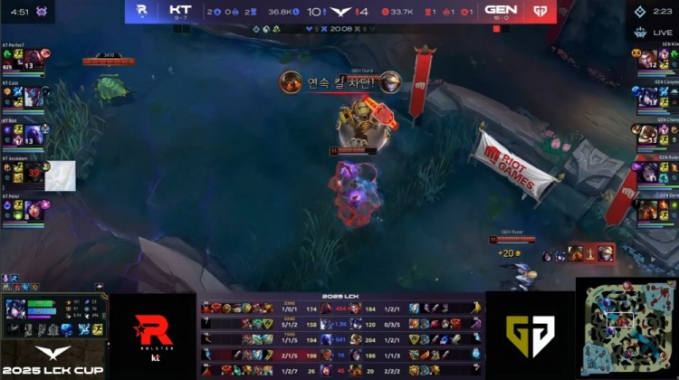 🎮Cuzz巨魔掌强权 Ruler卡莎3杀不解渴 Bdd掌控雷电 KT扳回一城