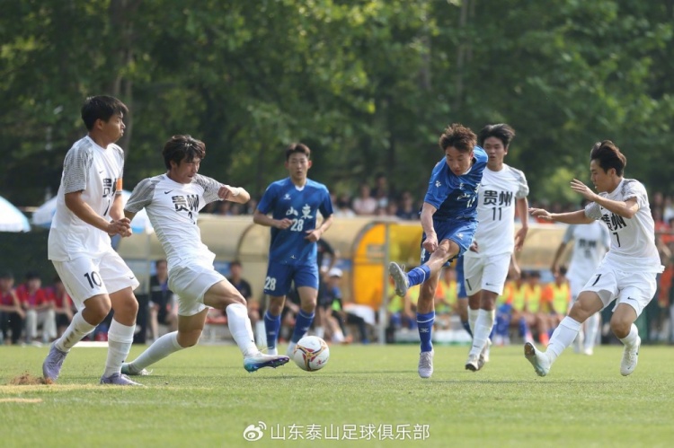 全运会U20男足资格赛：山东4-0贵州夺两连胜