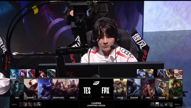 护理有什么用？ Kanavi盲人和尚+ Crisp Luo Team Battle如火如荼 TES平等得分