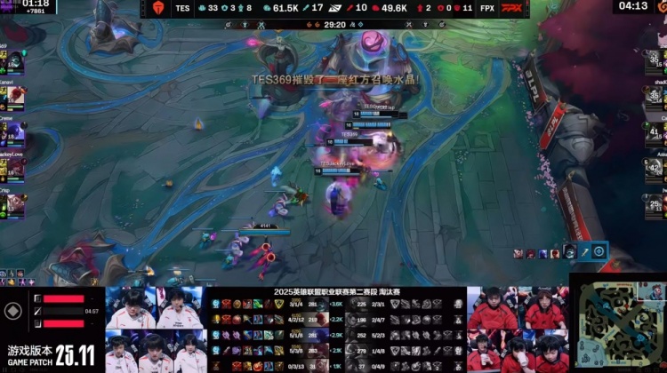 护理有什么用？ Kanavi盲人和尚+ Crisp Luo Team Battle如火如荼 TES平等得分